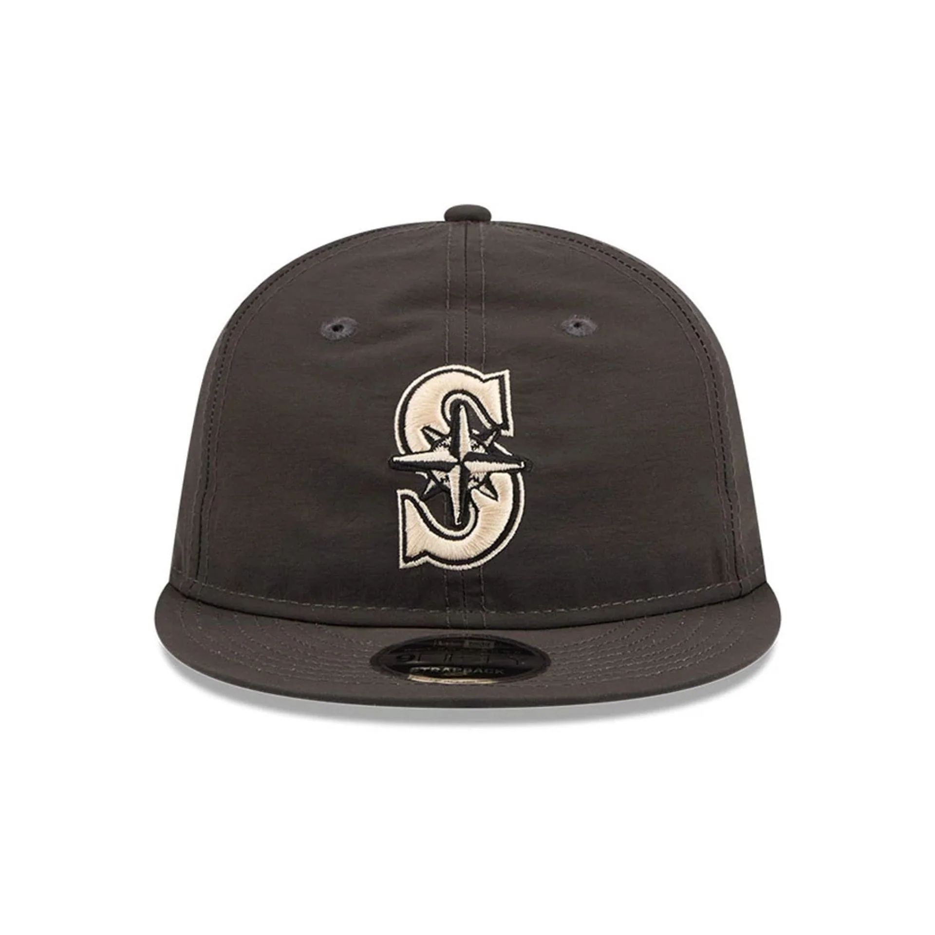 Seattle Mariners MLB Nylon Black Retro Crown 9FIFTY Adjustable Cap - Image 3