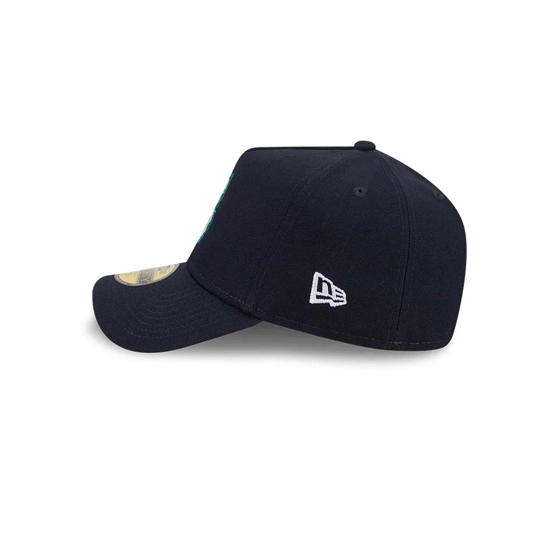 Seattle Mariners MLB Team Side Navy 59FORTY A-Frame Fitted Cap - Image 5