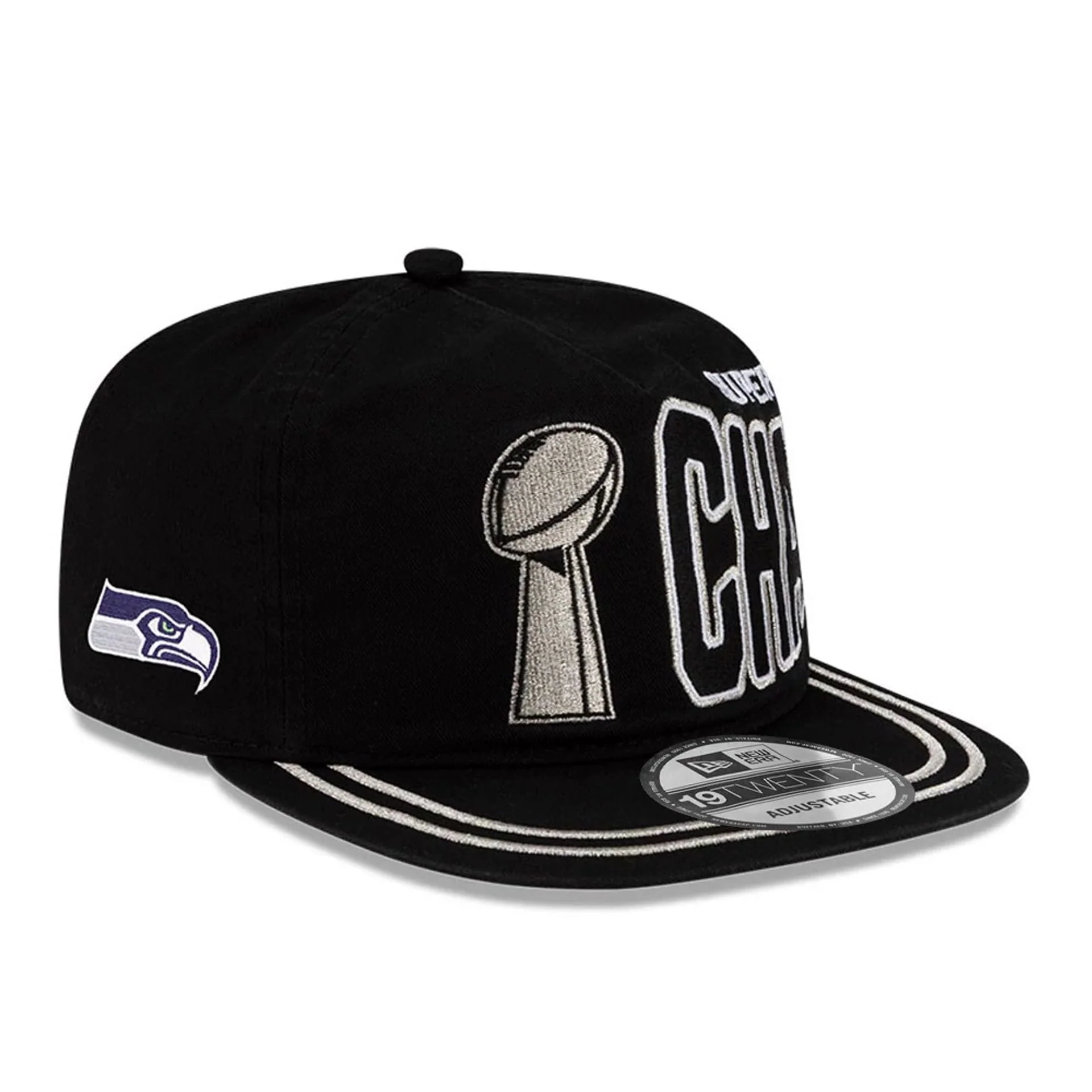 Seattle Seahawks NFL Super Bowl 2026 Parade Black 19TWENTY Adjustable Cap