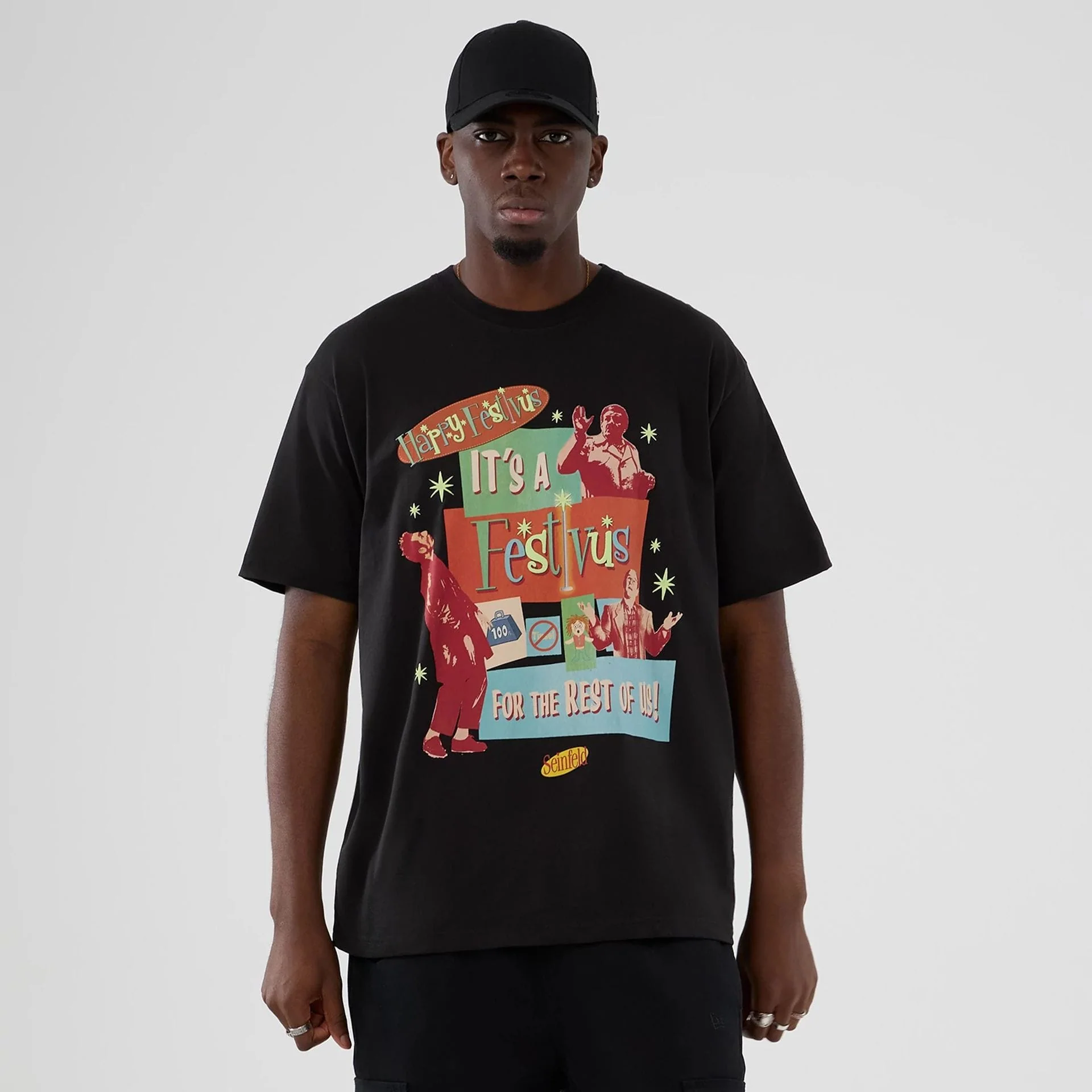 Seinfeld Lifestyle Graphic Black T-Shirt