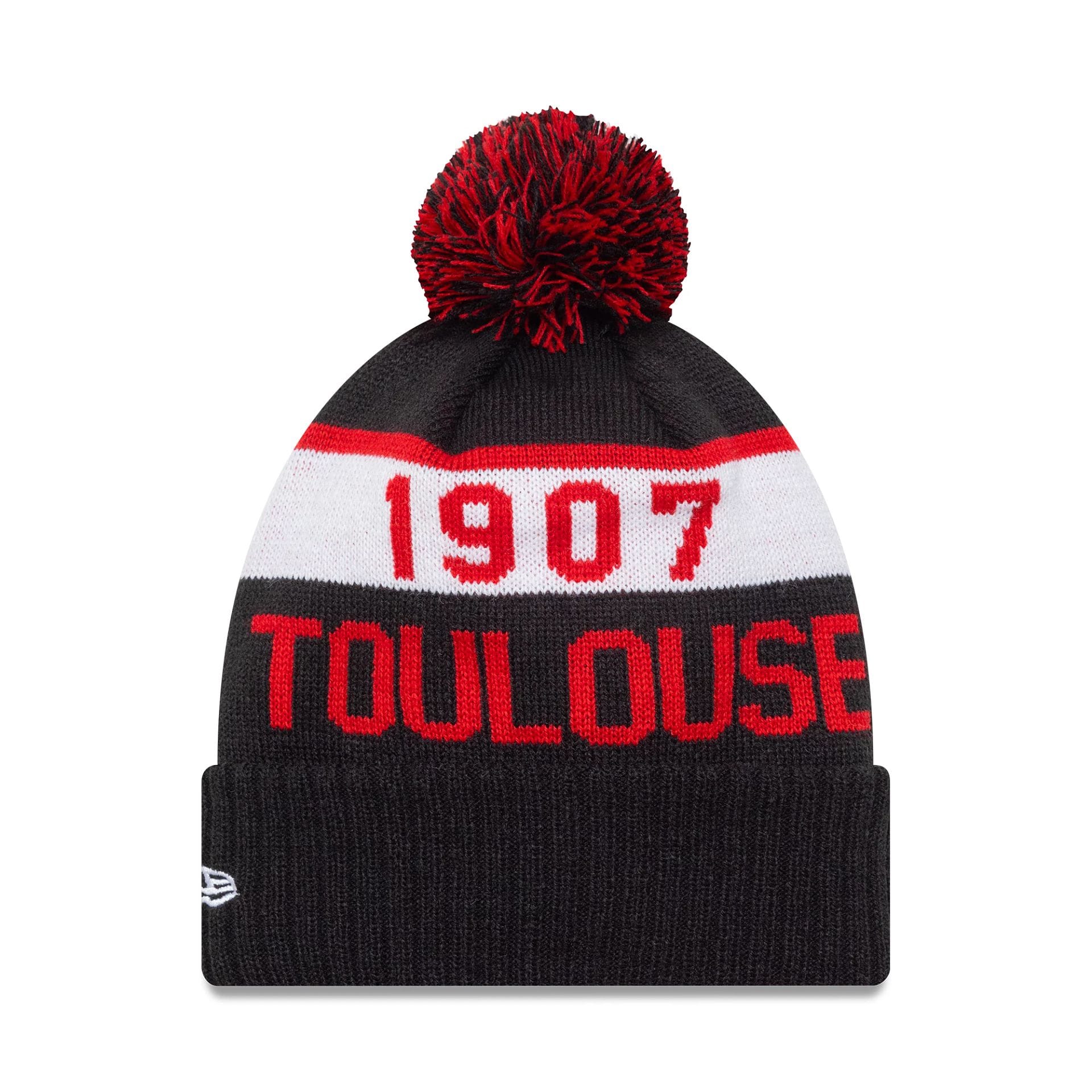 Stade Toulousain Kids Black Sport Knit Beanie Hat - Image 2
