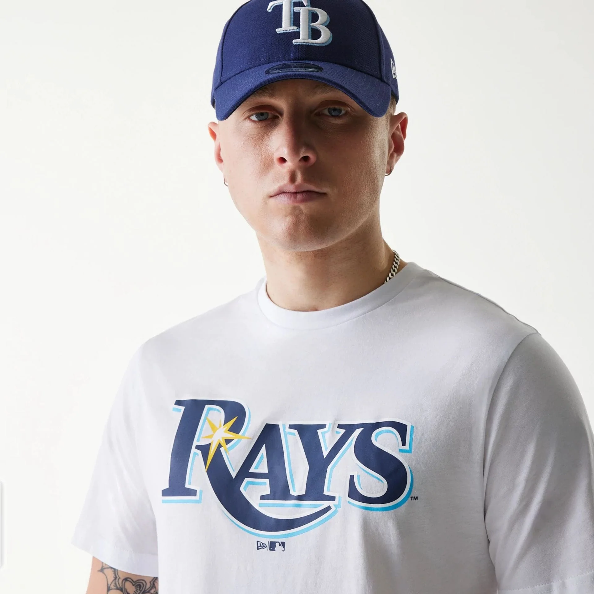 Tampa Bay Rays MLB Regular White T-Shirt - Image 3