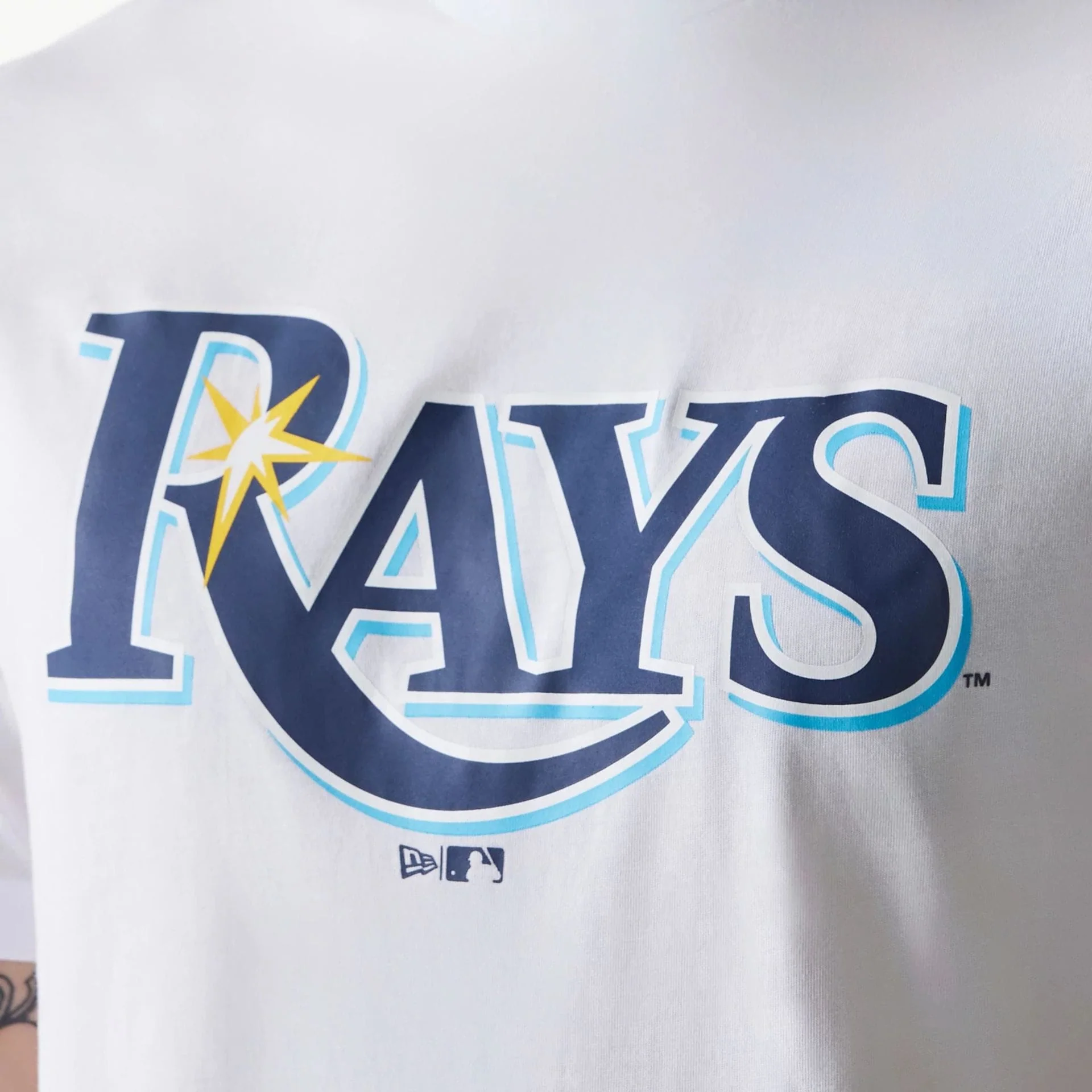 Tampa Bay Rays MLB Regular White T-Shirt - Image 4