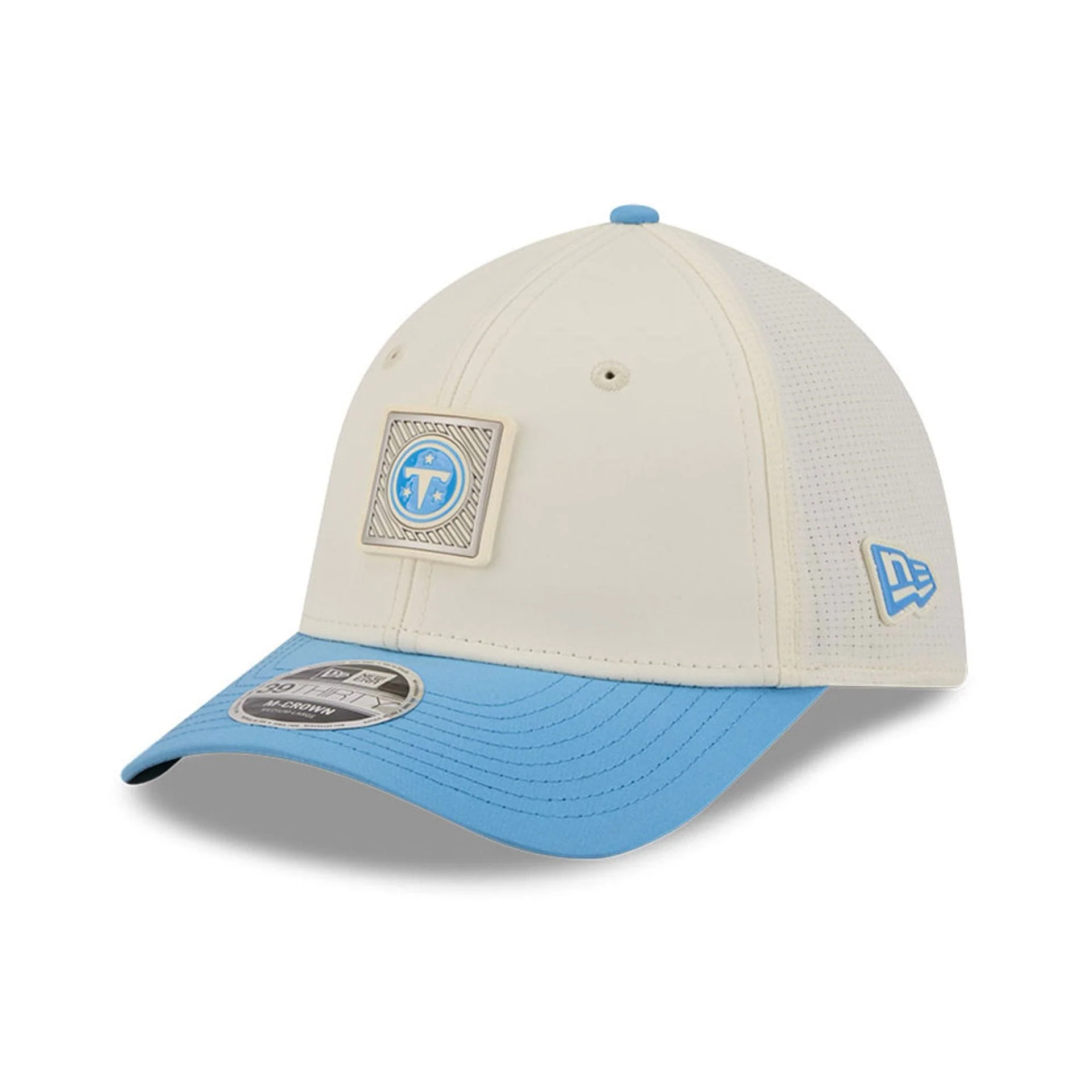 Tennessee Titans NFL Training 2026 White 39THIRTY M-Crown Stretch Fit Cap - Image 3