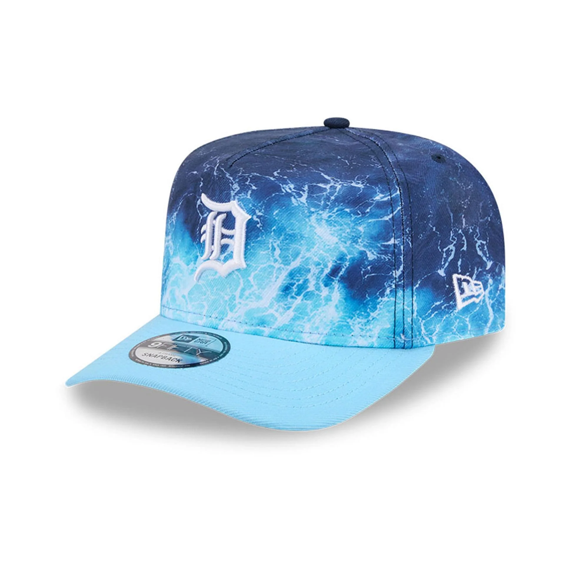 Tigers MLB Deep Water Pastel Blue 9FIFTY A-Frame Snapback Adjustable Cap