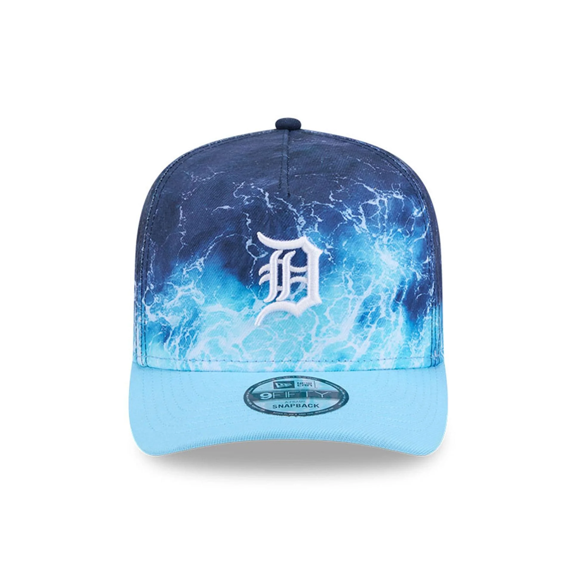 Tigers MLB Deep Water Pastel Blue 9FIFTY A-Frame Snapback Adjustable Cap - Image 3