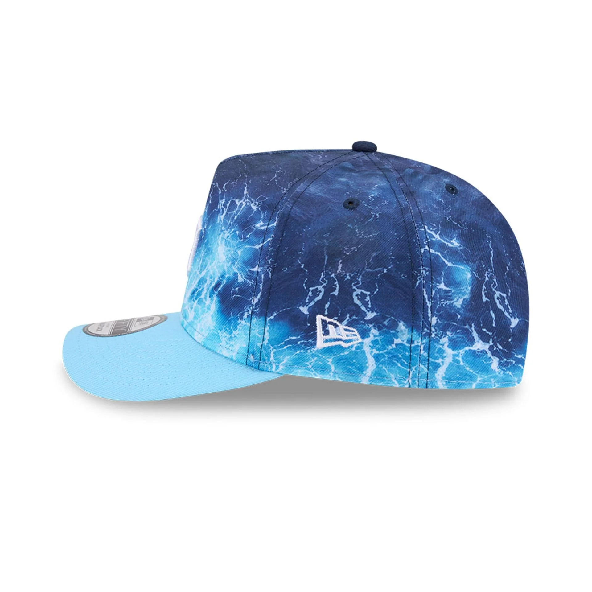 Tigers MLB Deep Water Pastel Blue 9FIFTY A-Frame Snapback Adjustable Cap - Image 5