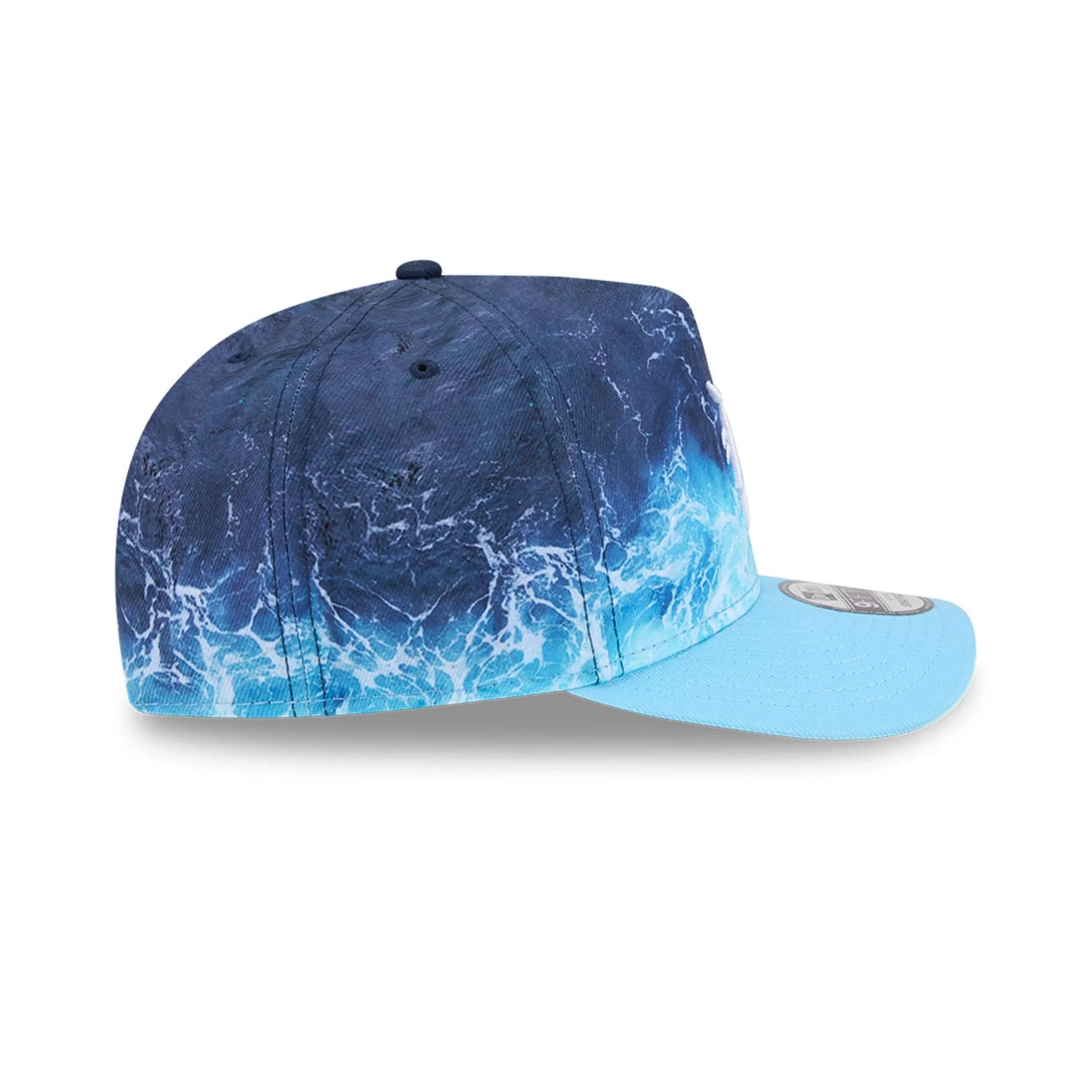 Tigers MLB Deep Water Pastel Blue 9FIFTY A-Frame Snapback Adjustable Cap - Image 6