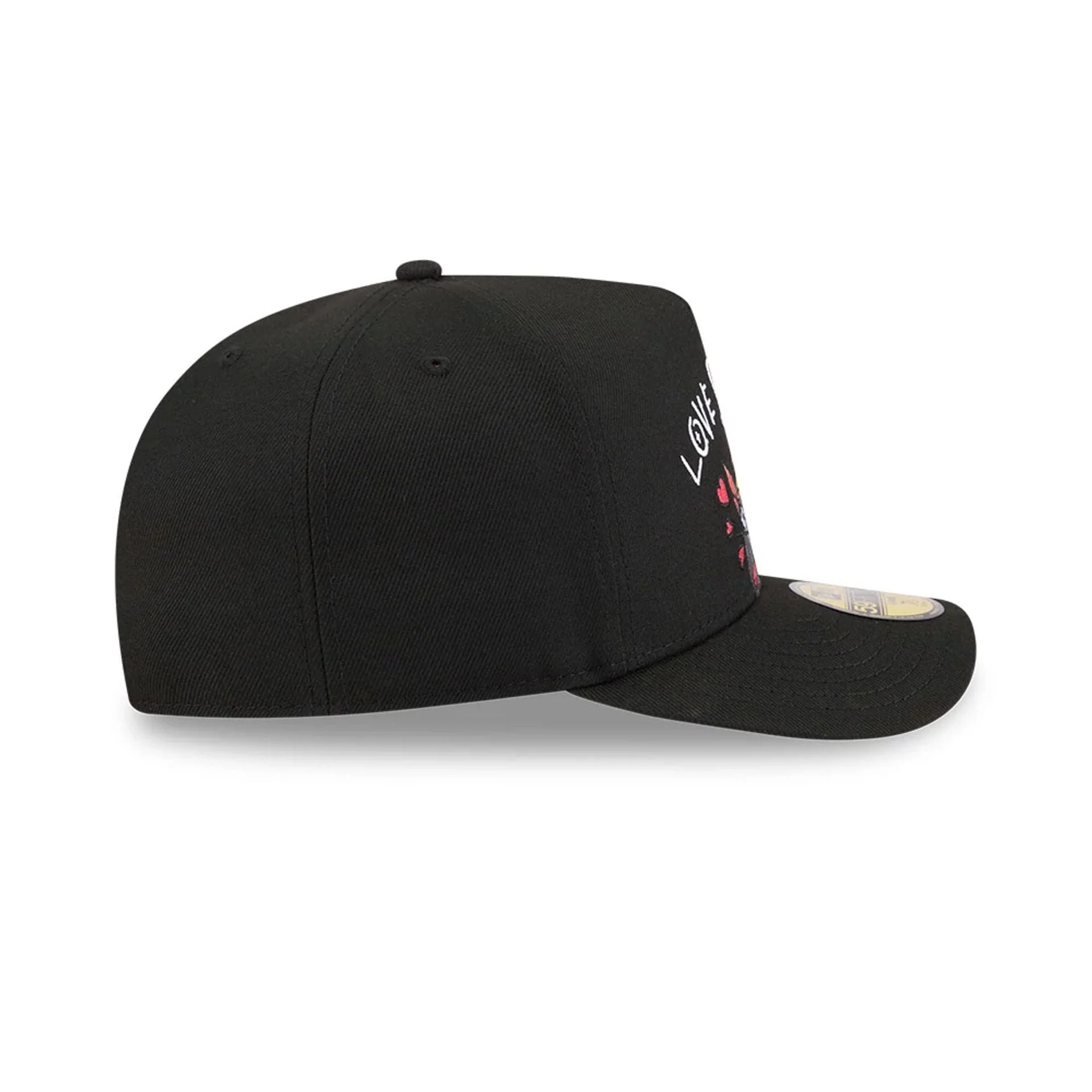 Tom & Jerry Love Struck Black 59FIFTY A-Frame Fitted Cap - Image 7