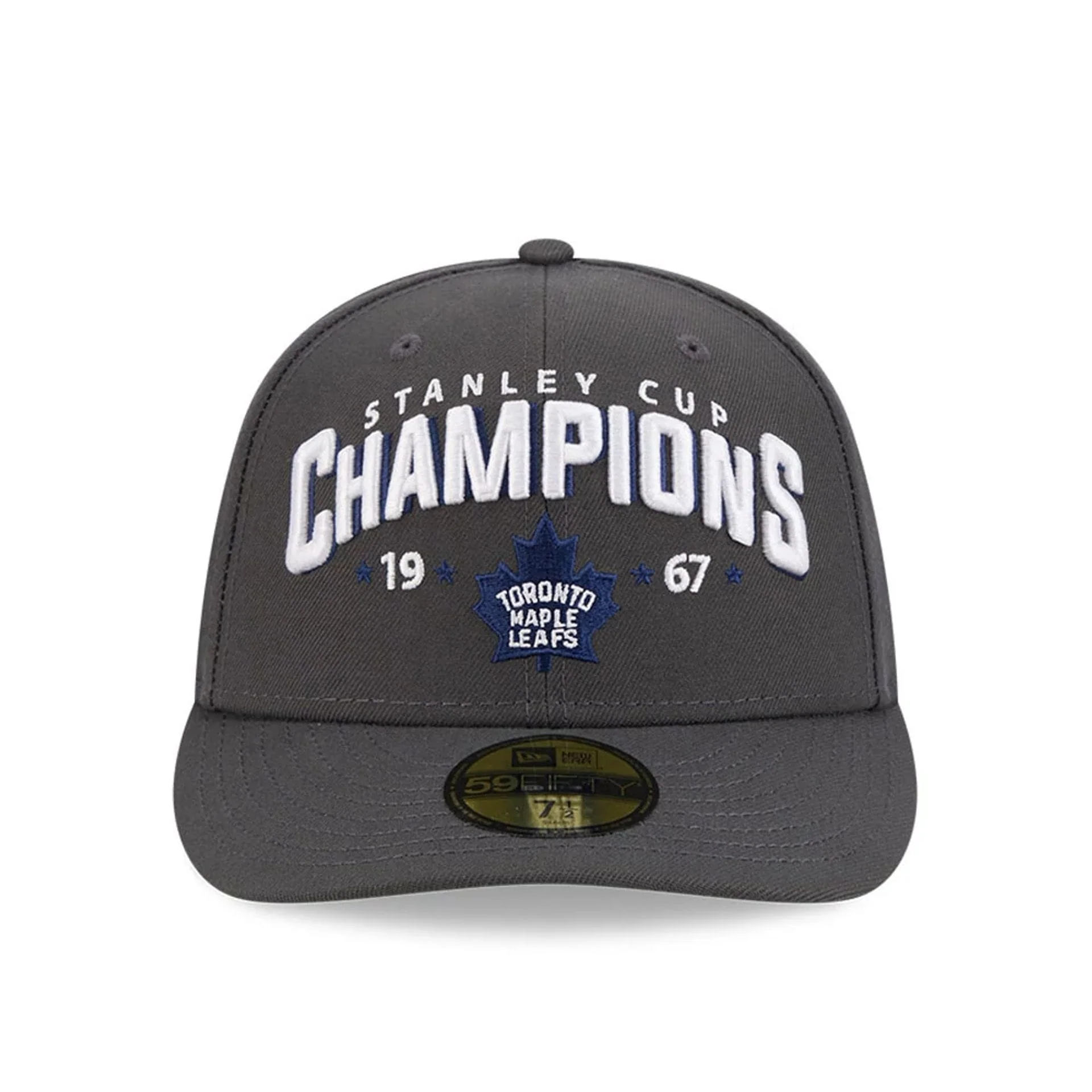 Toronto Maple Leafs NHL Stanley Cup Champions Dark Grey 59FIFTY Fitted Cap - Image 3