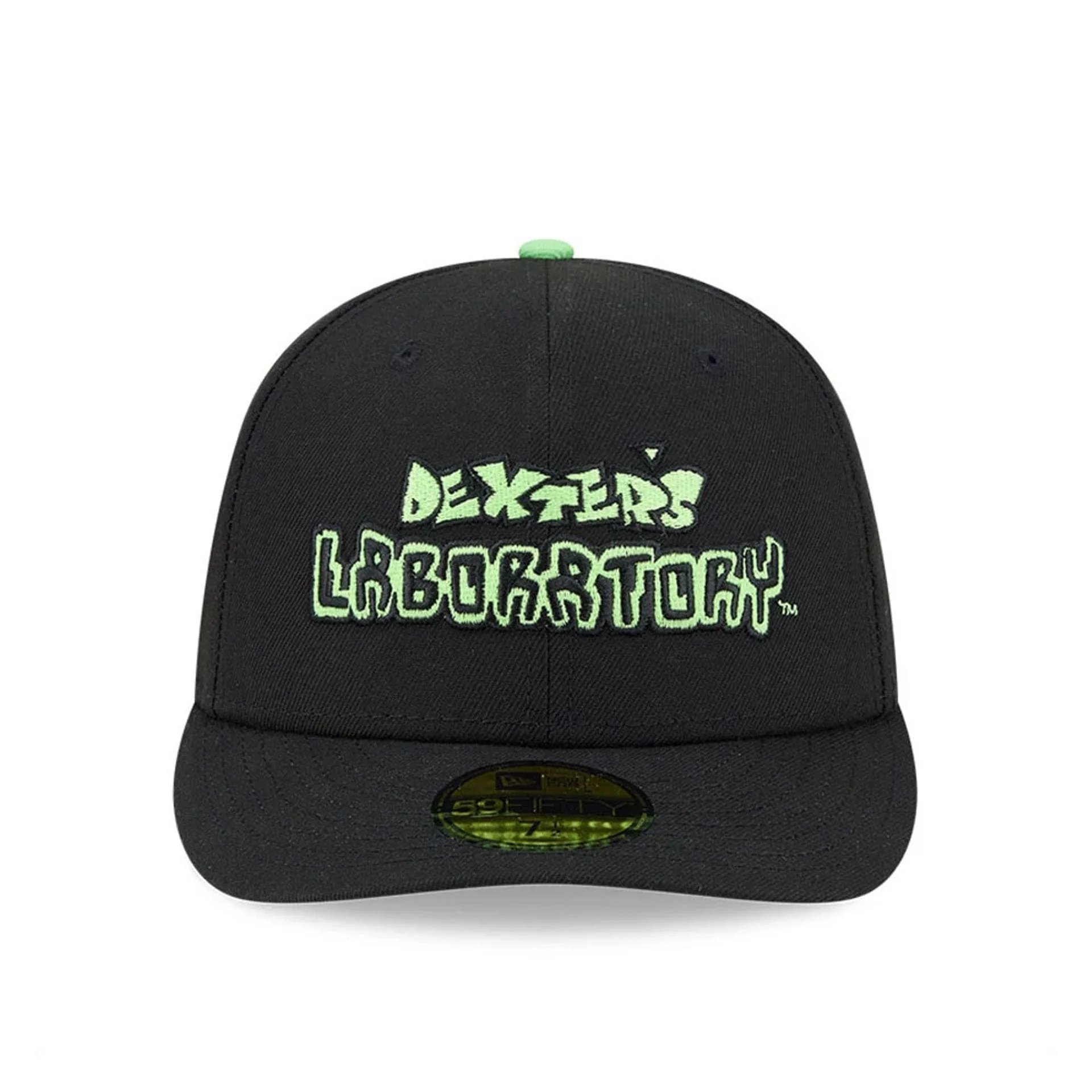Warner Bros Logo Dexter's Laboratory Black 59FIFTY Fitted Cap - Image 3