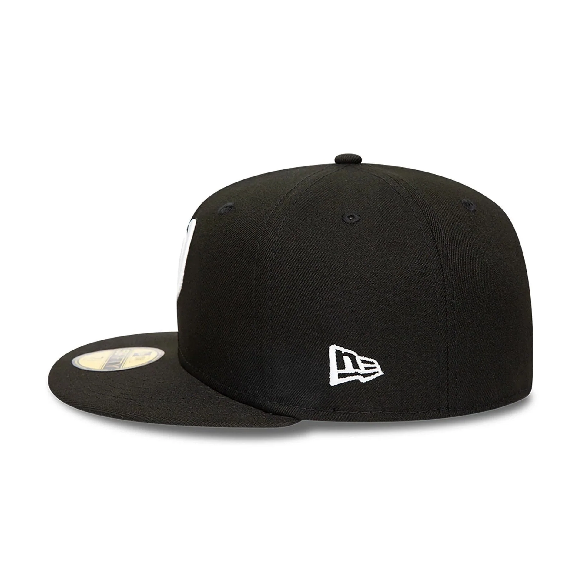 Washington Nationals MLB Black and White 59FIFTY Fitted Cap - Image 4
