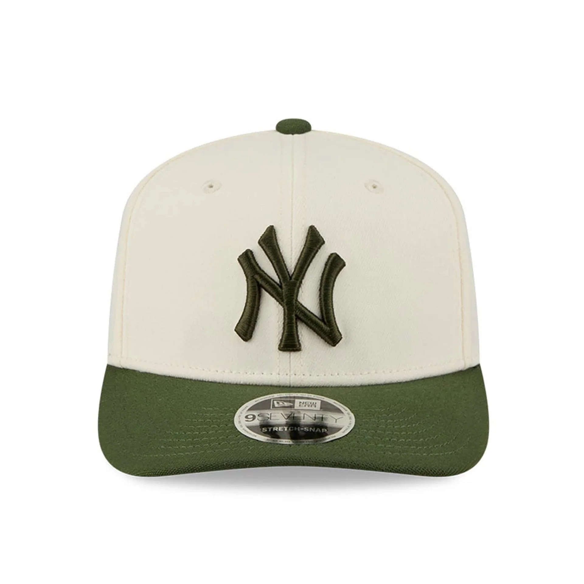 Yankees MLB Rifle Green 9SEVENTY Stretch Snap Adjustable Cap - Image 3