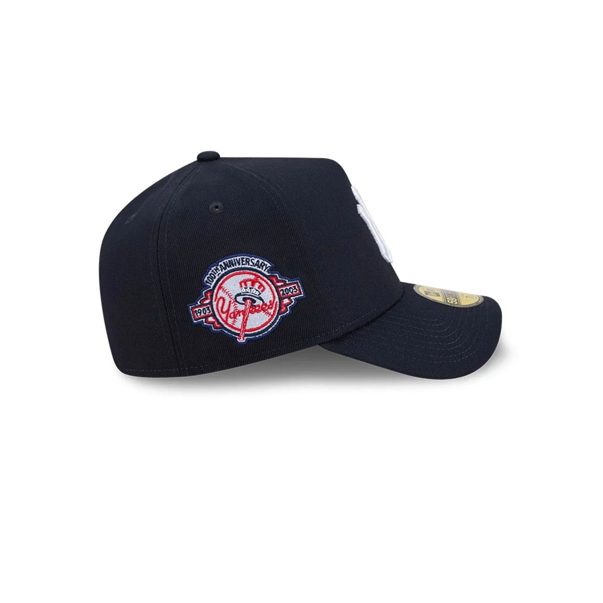 Yankees MLB Team Side Navy 59FORTY A-Frame Fitted Cap - Image 5