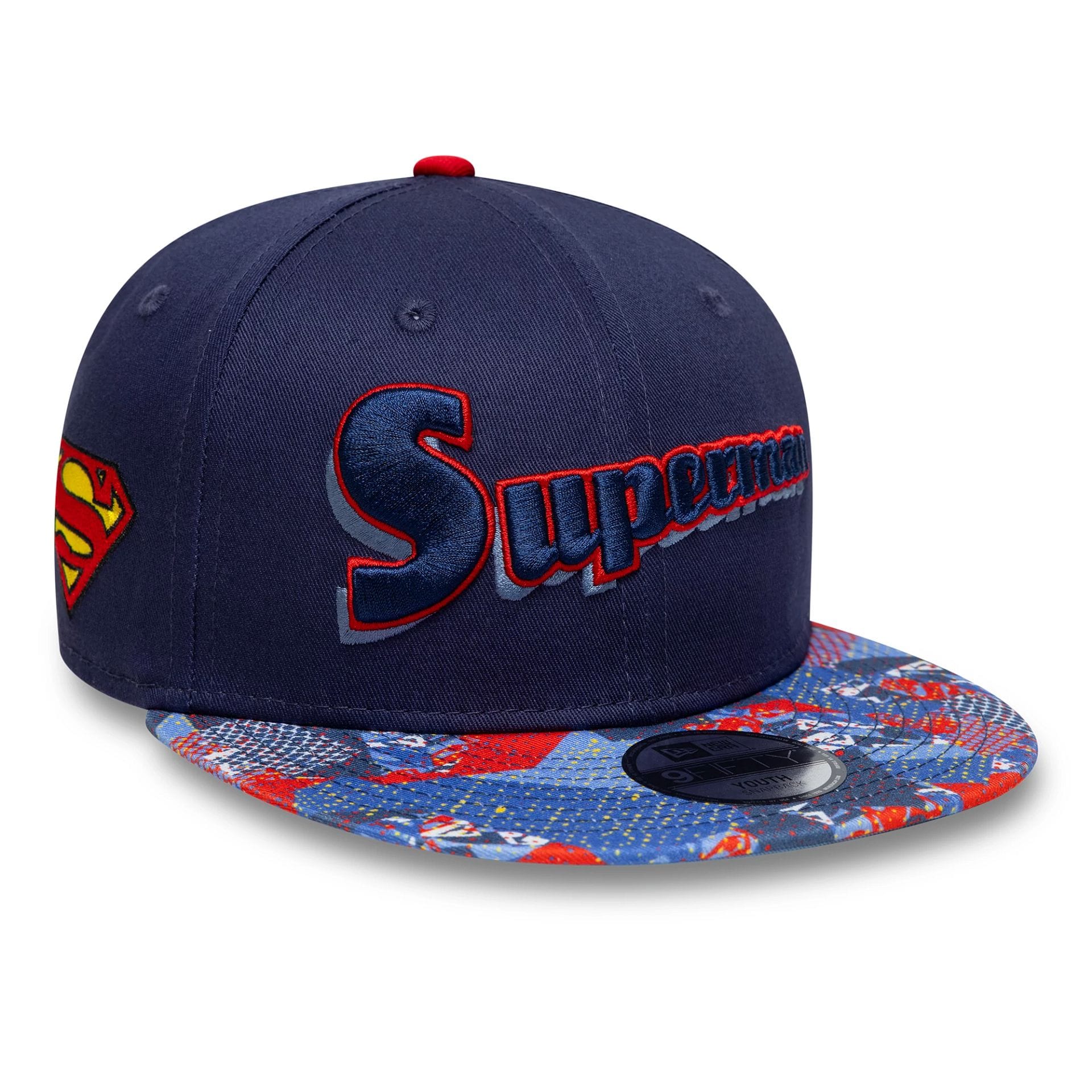 Youth DC Superman Navy 9FIFTY Snapback Cap